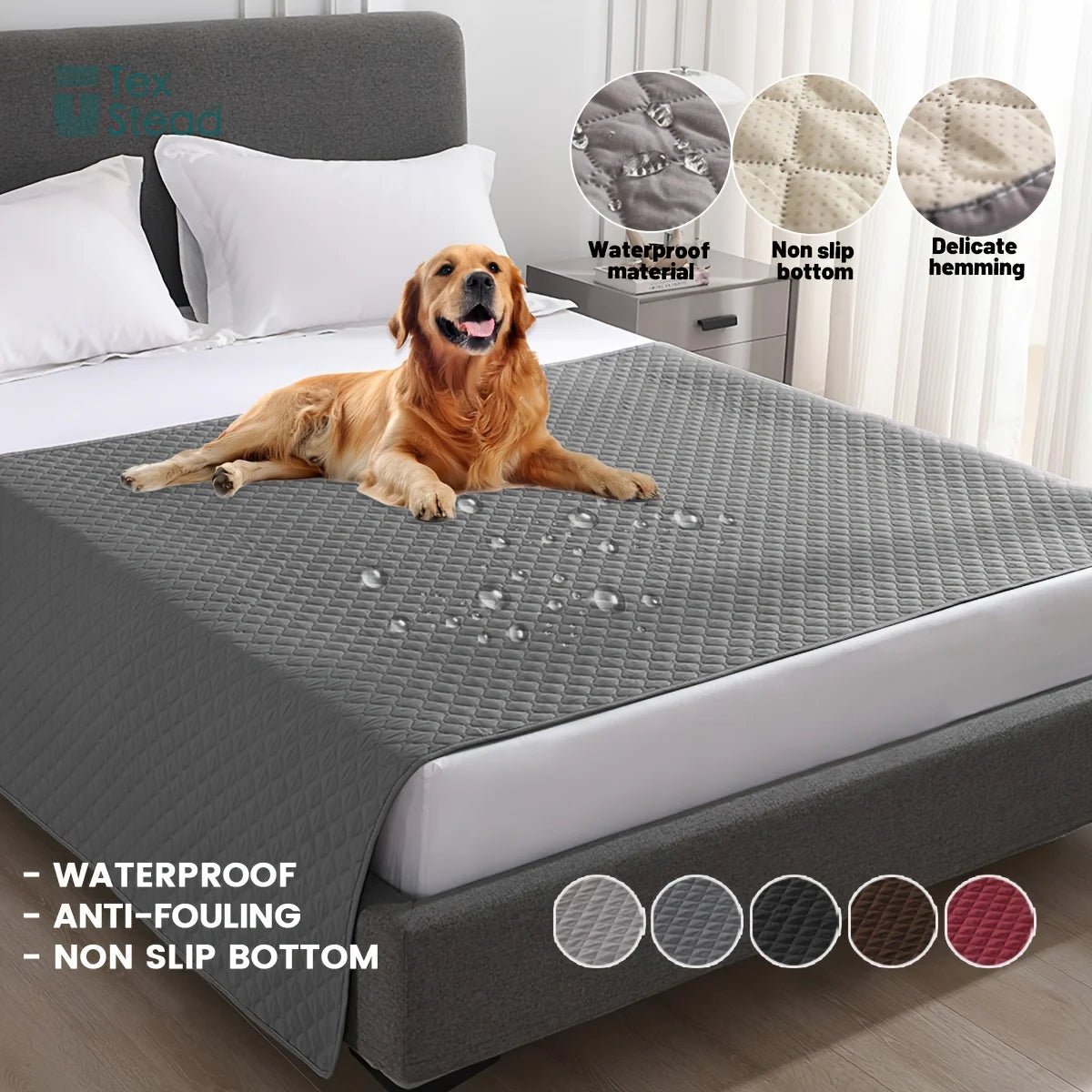 PawShield Waterproof & Non-Slip Pet Blanket
