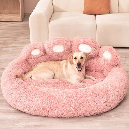 PawNest Fluffy Comfort Pet Bed