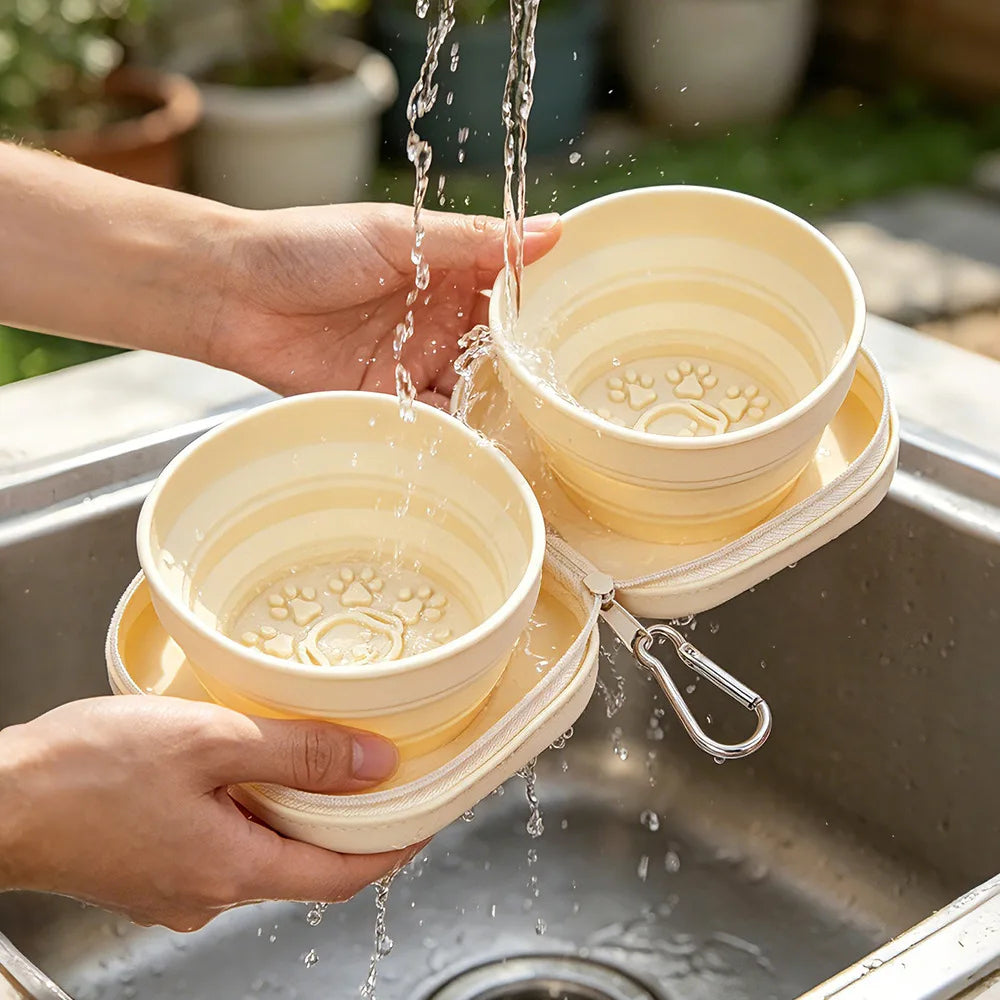 PawPack Portable Double Travel Bowl