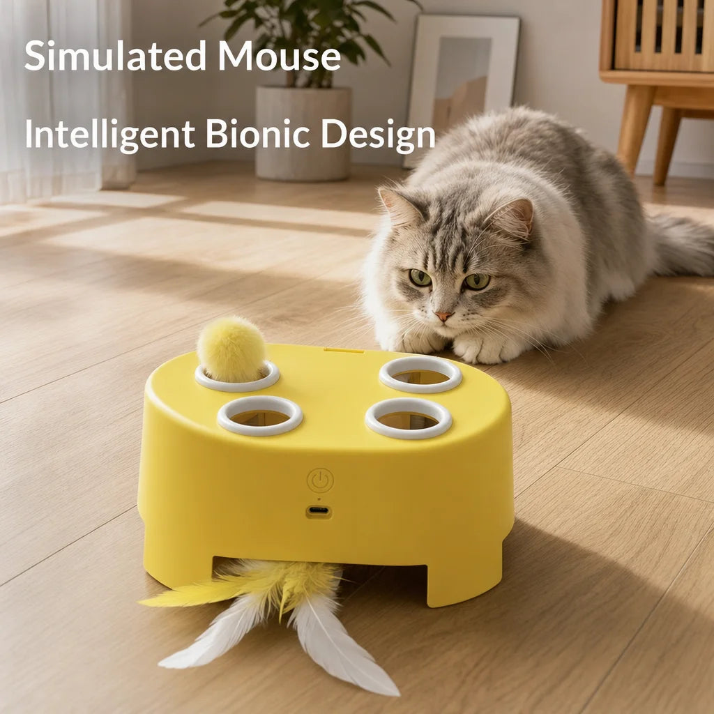 PeekPaw Interactive Hide & Seek Cat Toy