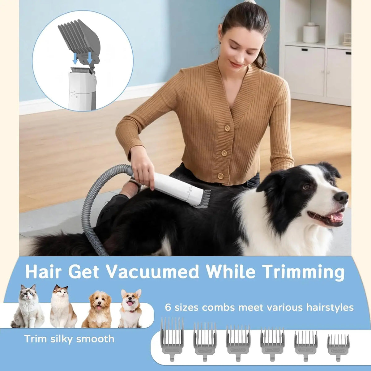 CleanPaws 7-in-1 Pet Grooming Vacuum