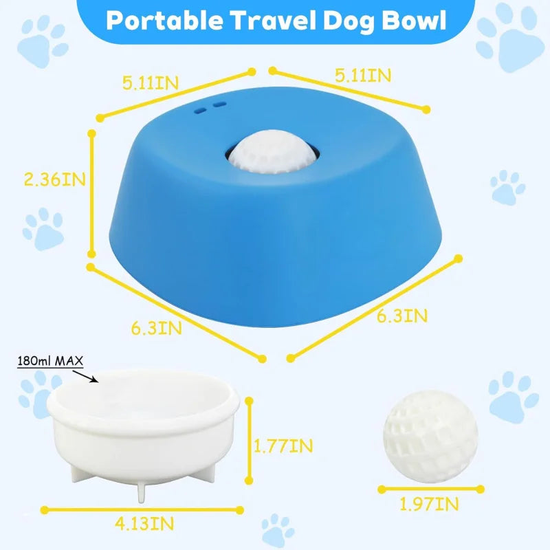 LickiRoll Slow Feeder Dog Bowl