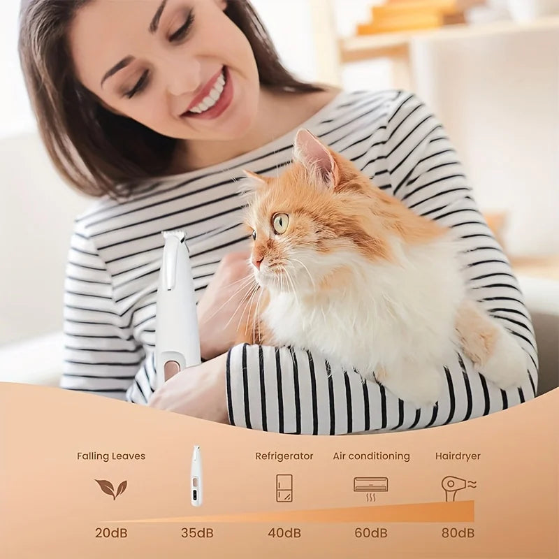Rechargeable Paw & Detail Trimmer for Dogs & Cats