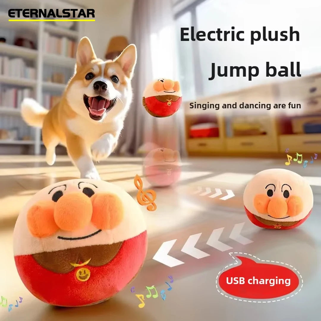 Cutius JumpJoy Rechargeable Interactive Bouncing Dog Toy