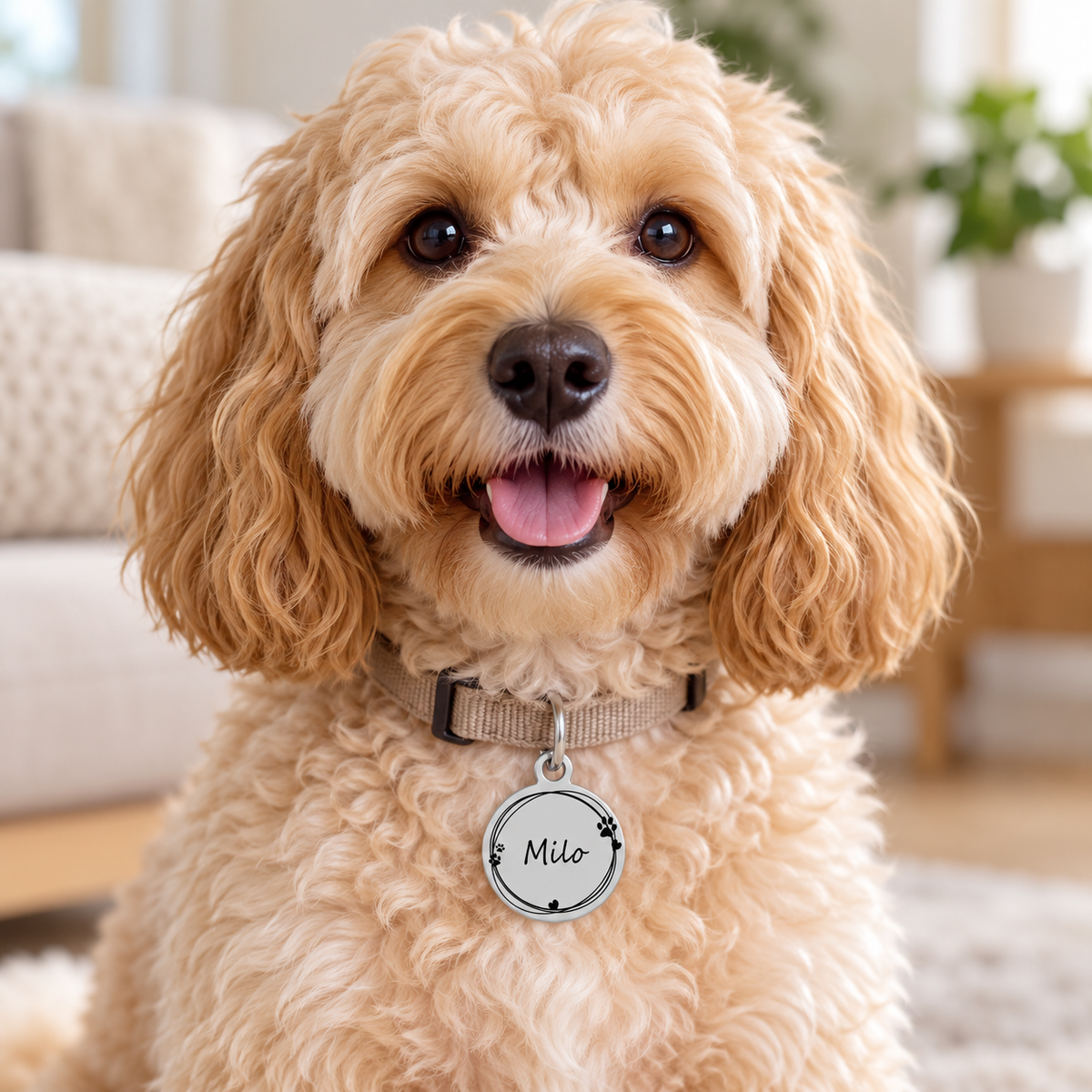 PawPrint Personalized Pet ID Tag