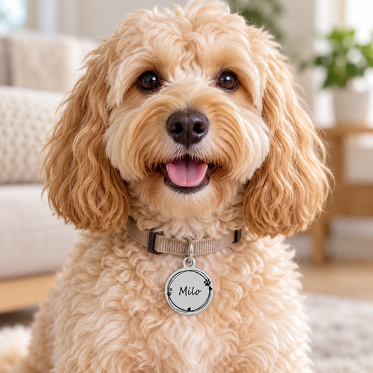 PawPrint Personalized Pet ID Tag