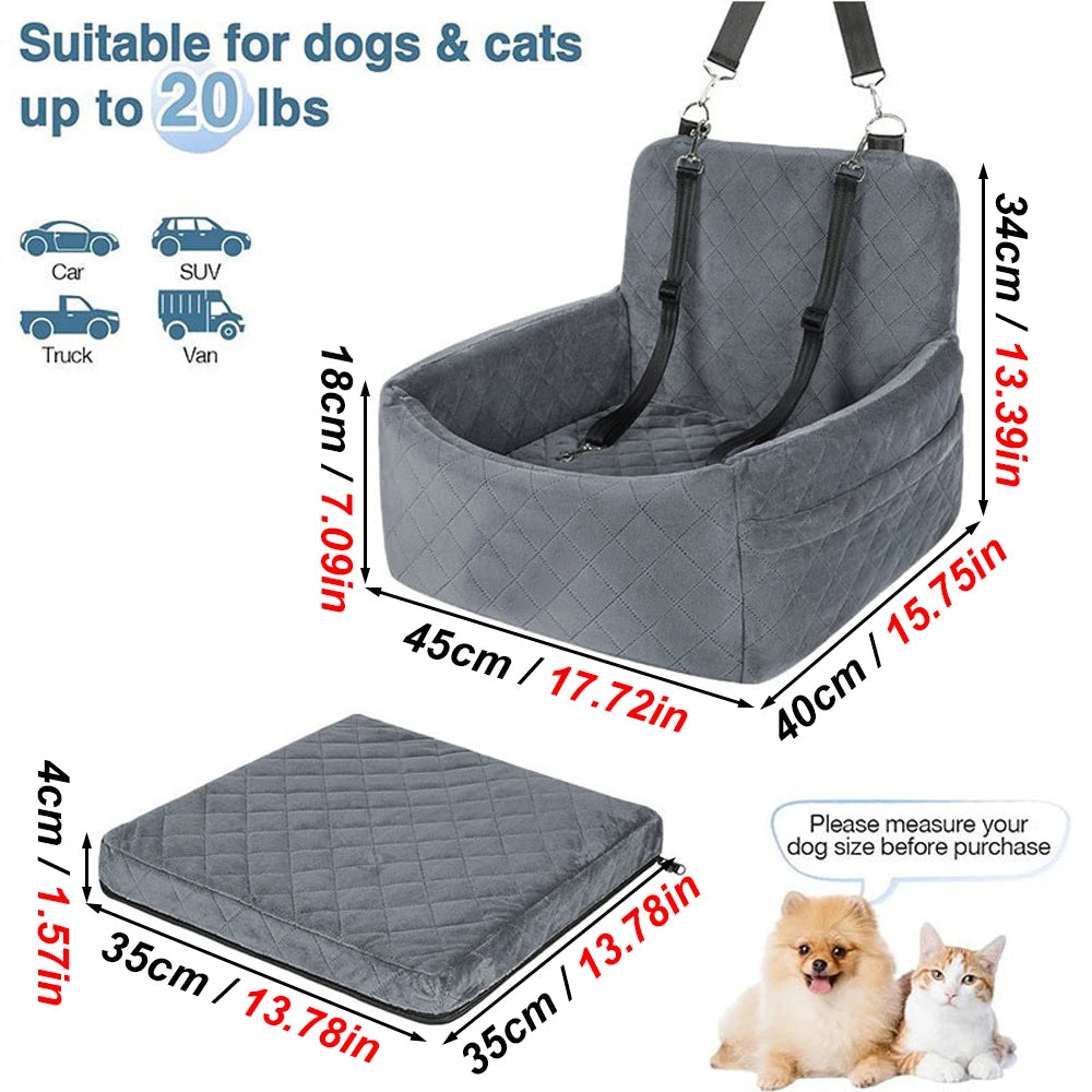 RideNest  Pet Car Seat & Travel Bed