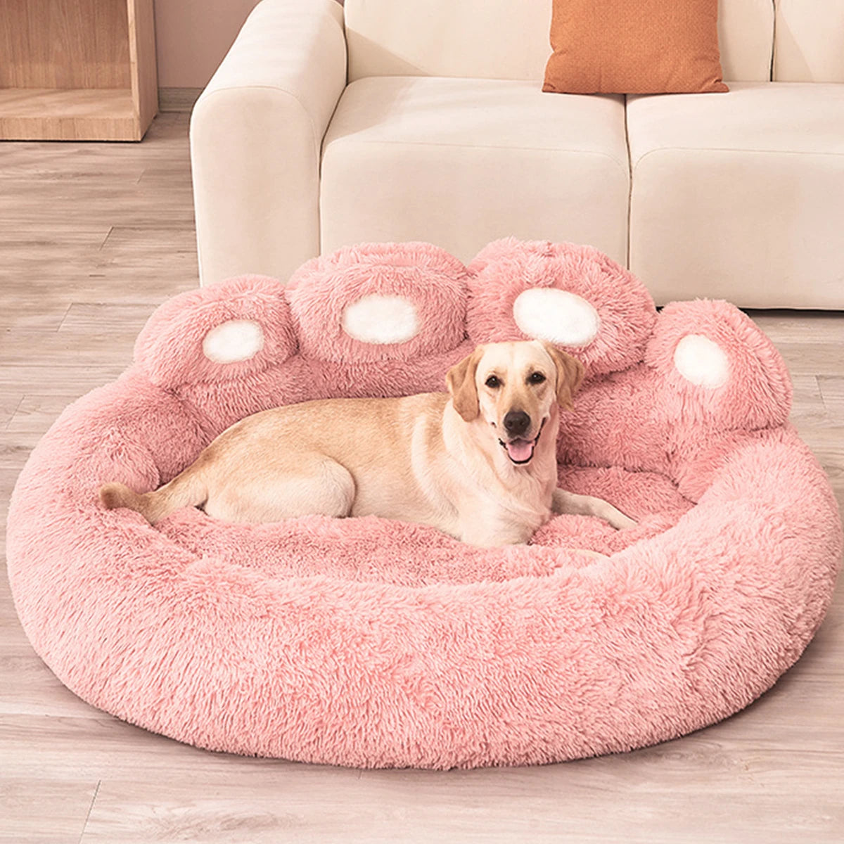 PawNest  Fluffy Comfort Pet Bed