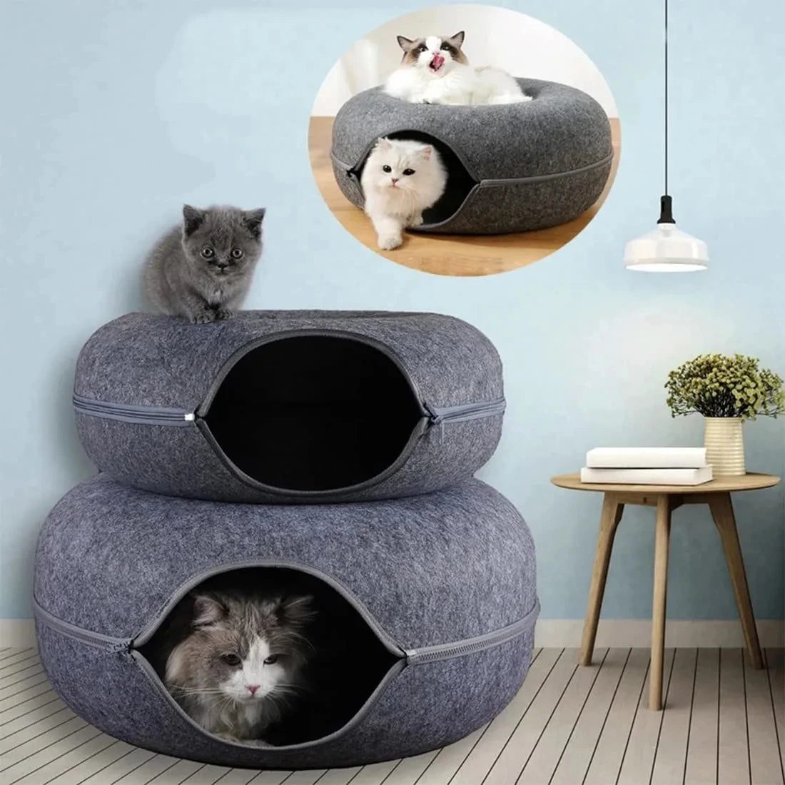 Cozy Interactive Cat Cave