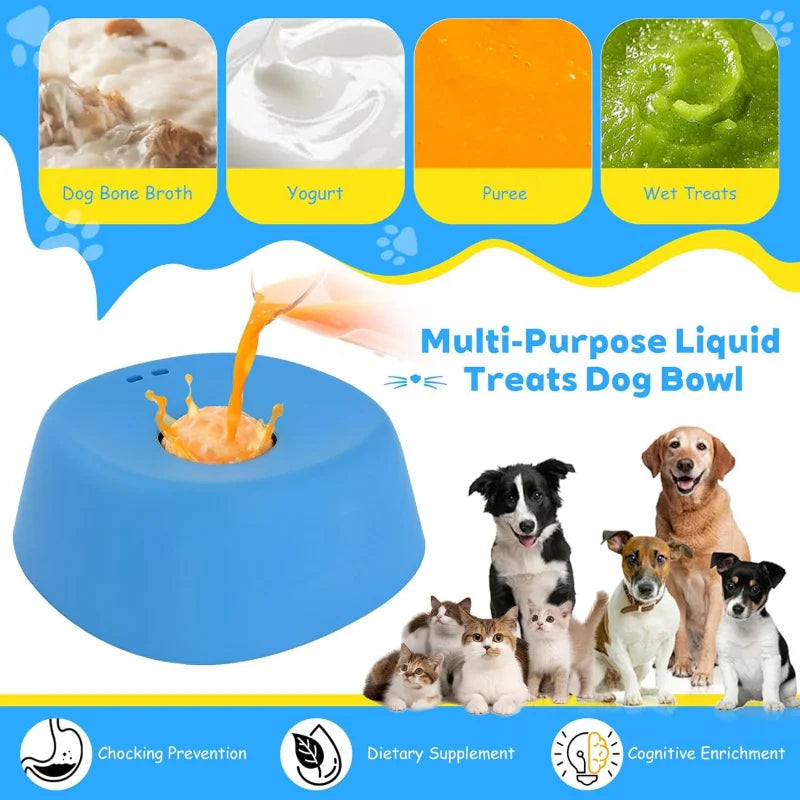 LickiRoll Slow Feeder Dog Bowl