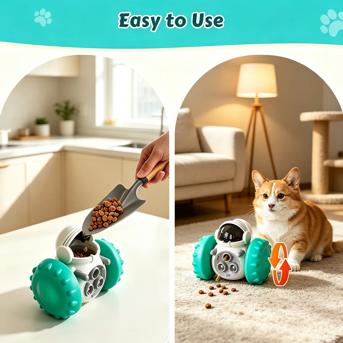 TreatRover  Interactive Slow Feeder Puzzle Toy