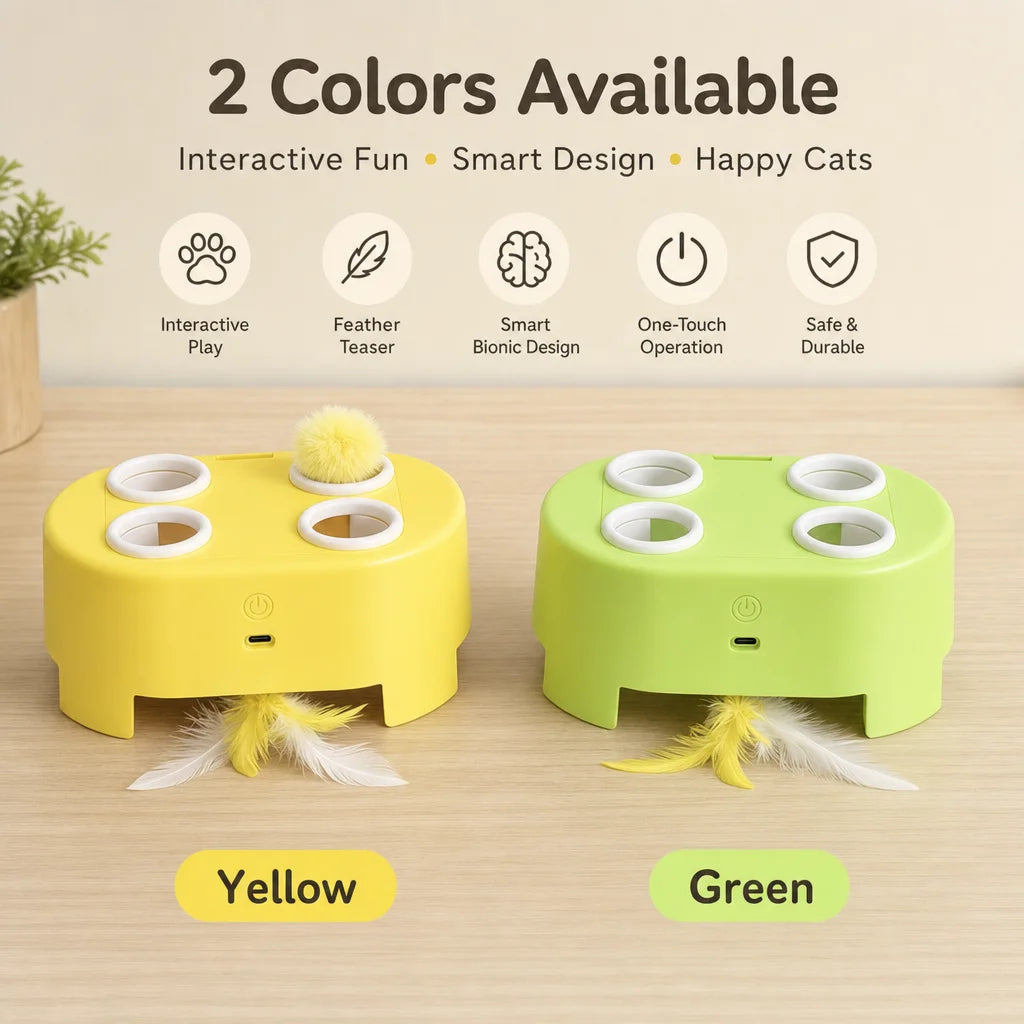 PeekPaw Interactive Hide & Seek Cat Toy