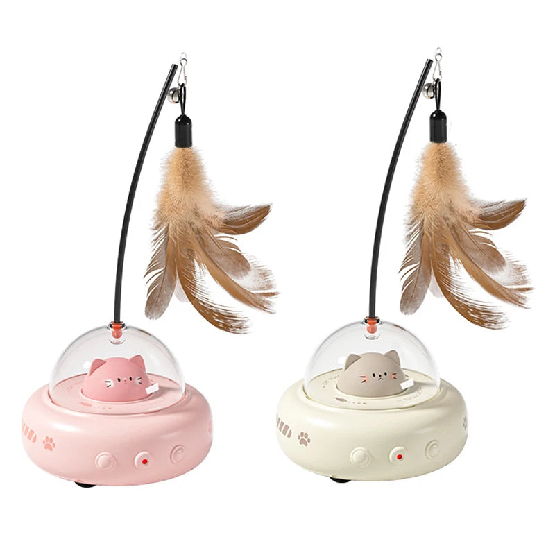 WhiskerSpin Automatic Interactive Cat Teaser Toy