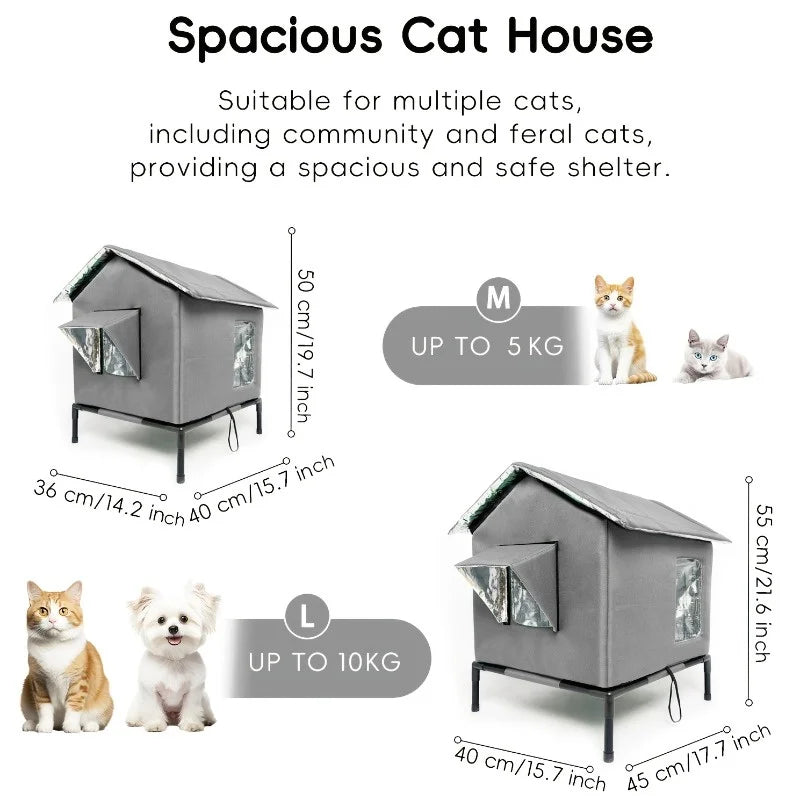 CozyGuard  Insulated Outdoor Cat House