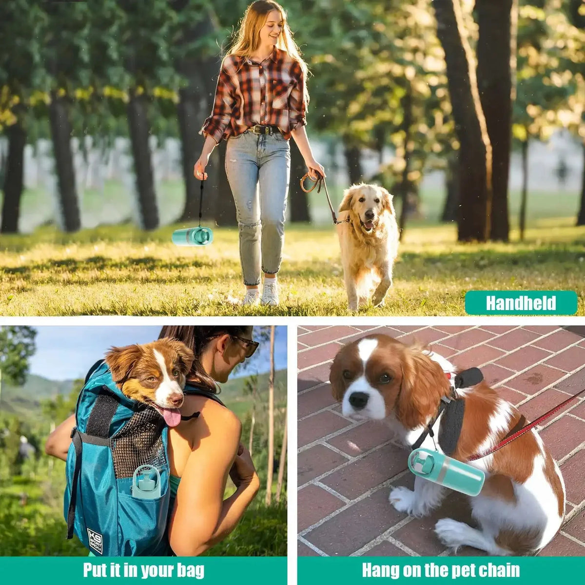Portable No-Touch Dog Pooper Scooper