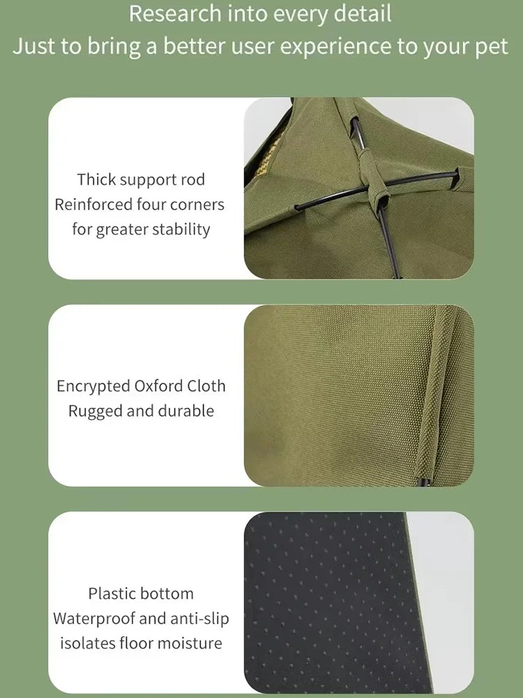 CozyCamp Foldable Pet Tent Bed