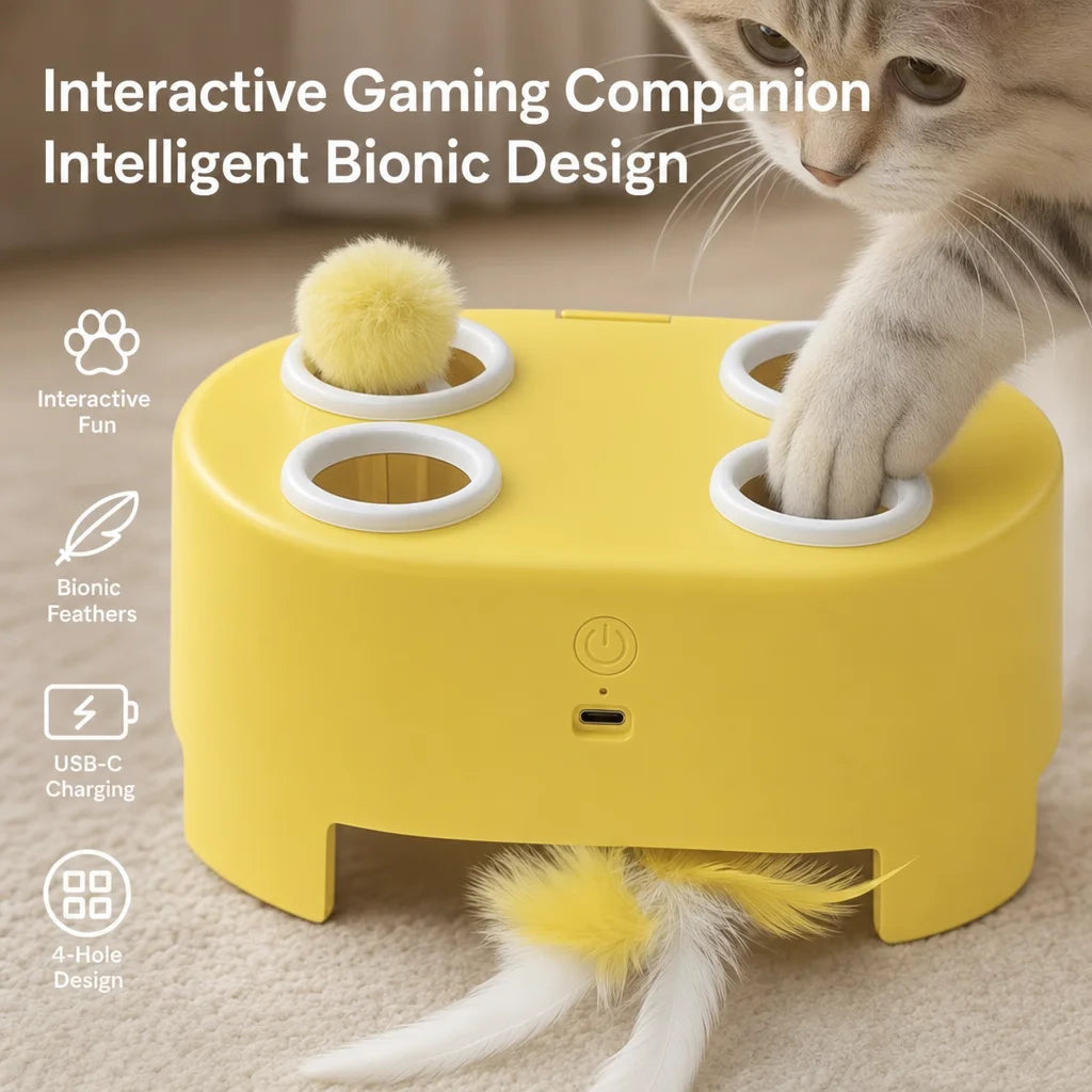PeekPaw Interactive Hide & Seek Cat Toy