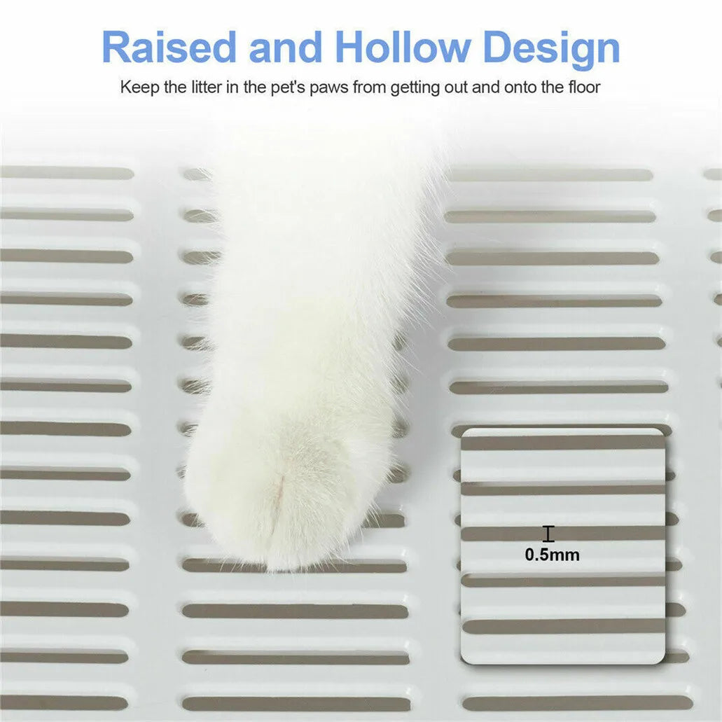 CleanStep Foldable Cat Litter House with Pull-Out Drawer