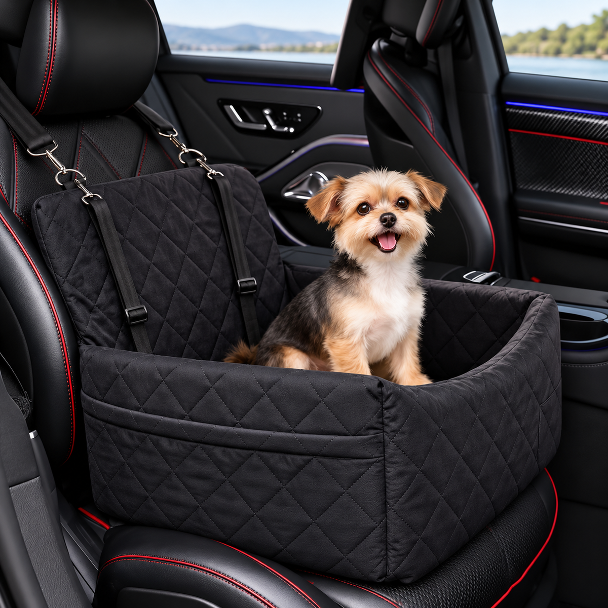 RideNest  Pet Car Seat & Travel Bed