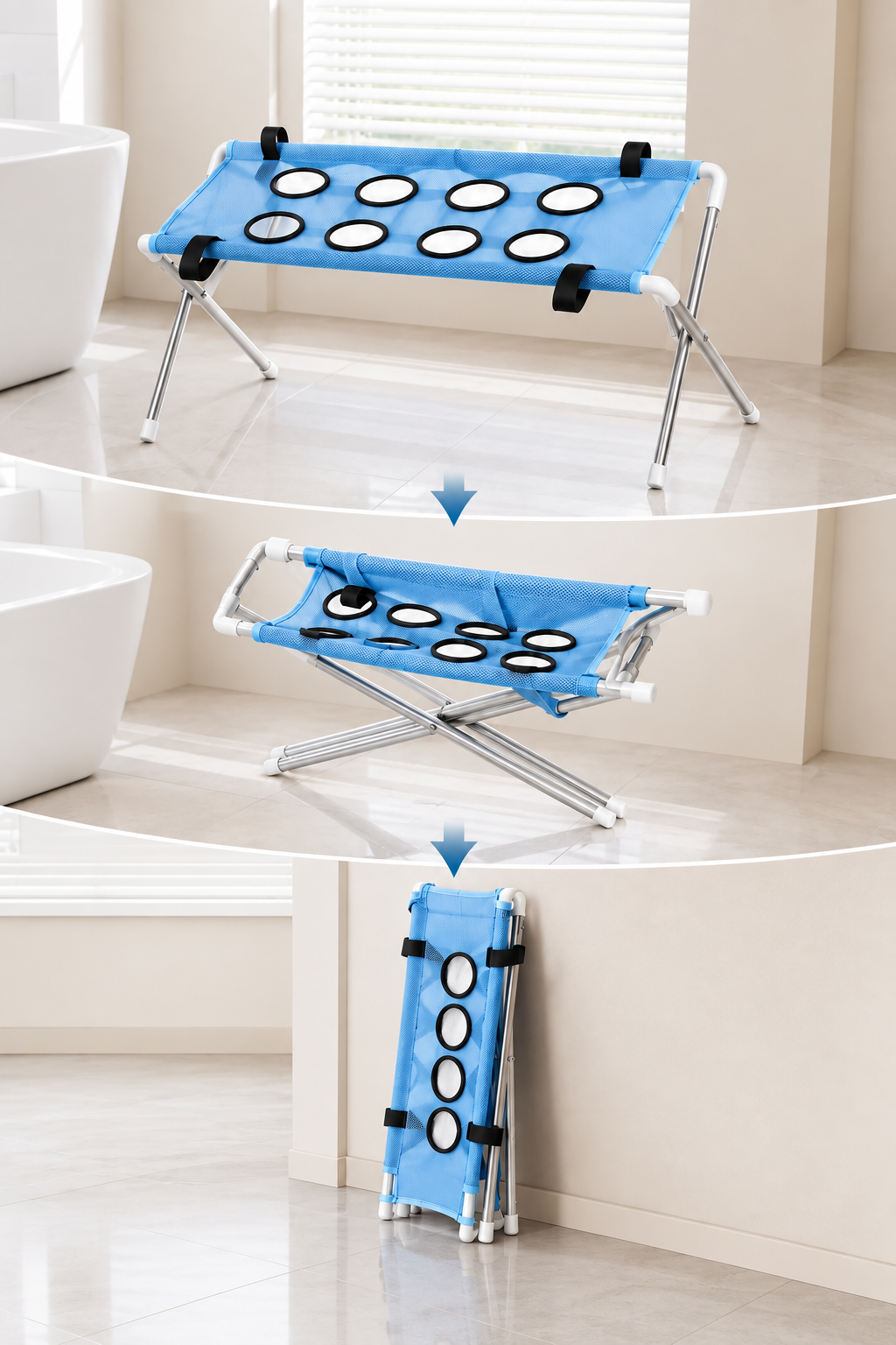 Foldable Pet Grooming & Bathing Stand