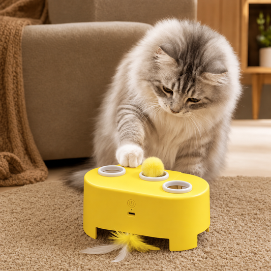 PeekPaw Interactive Hide & Seek Cat Toy