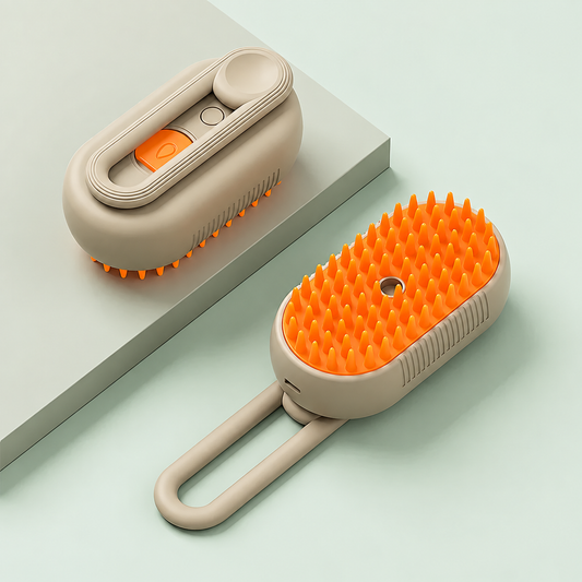 3-in-1 Pet Steam Grooming Brush