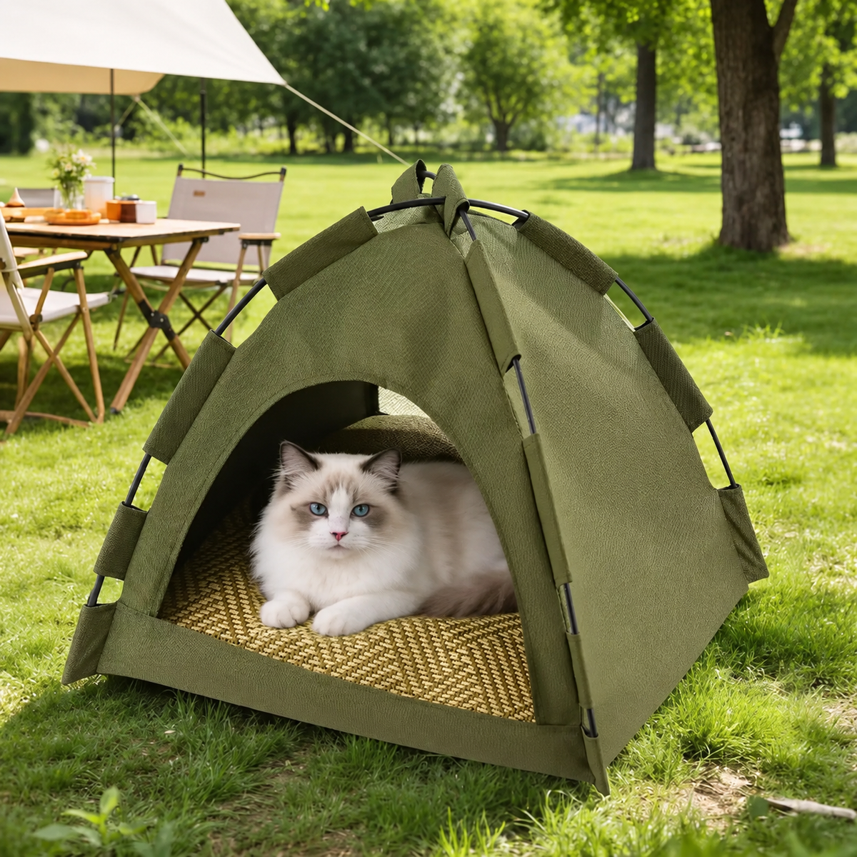 CozyCamp Foldable Pet Tent Bed